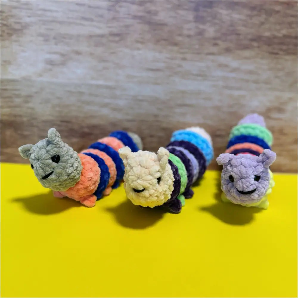 Bendy caterpillar plush
