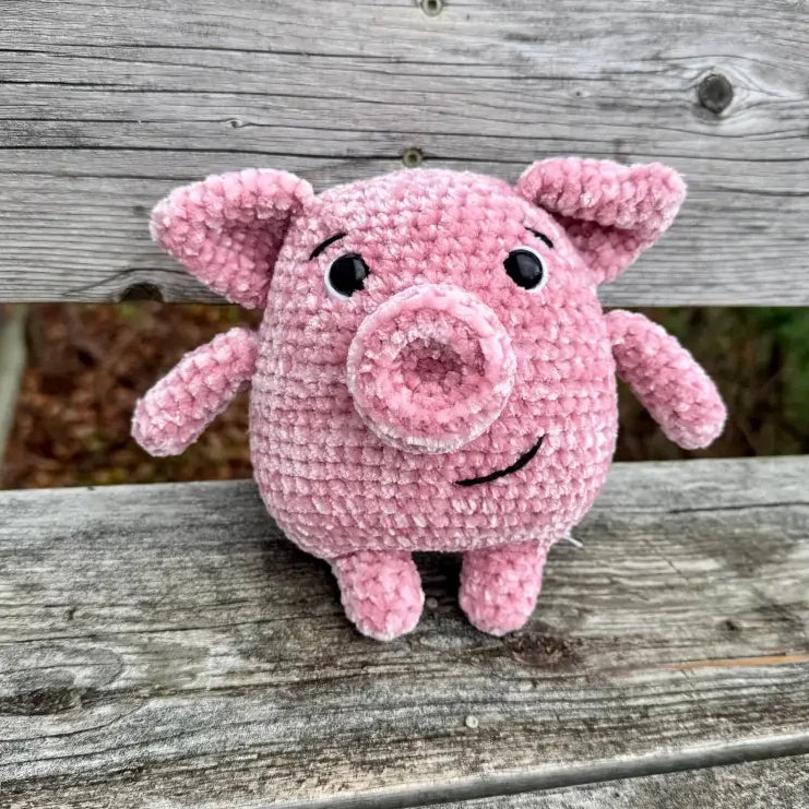 Happy pig plush