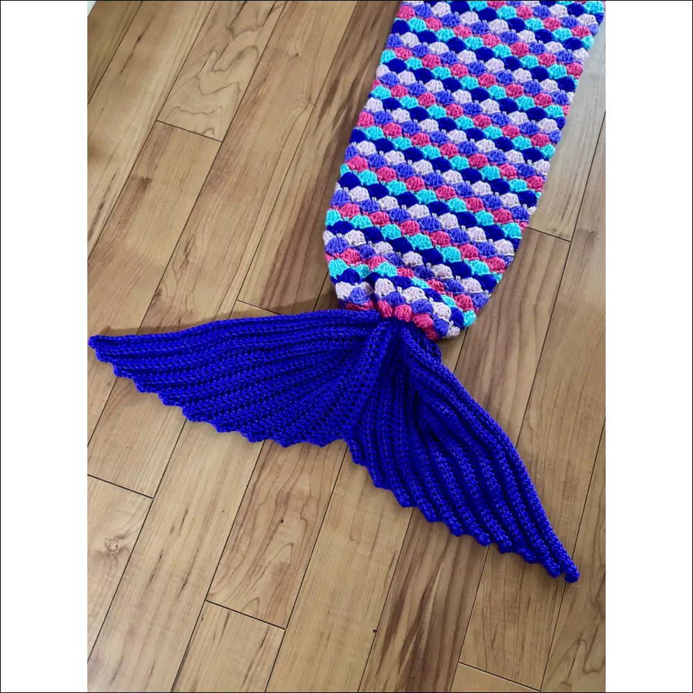 Mermaid tail blanket baby blanket