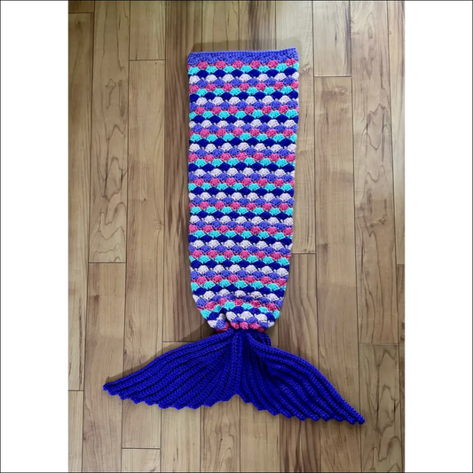 Mermaid tail blanket baby blanket