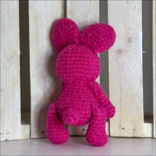 Pink bunny plush