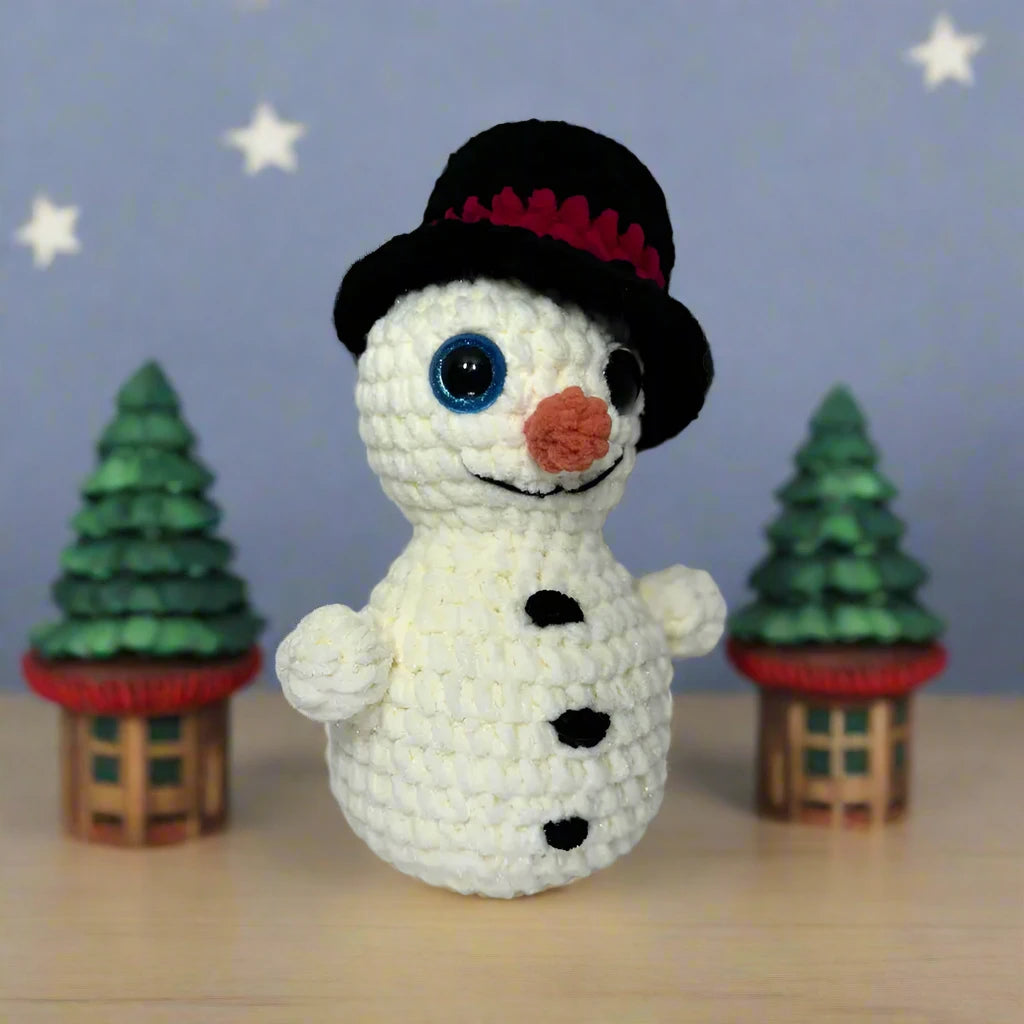 Sparkle snowman plush
