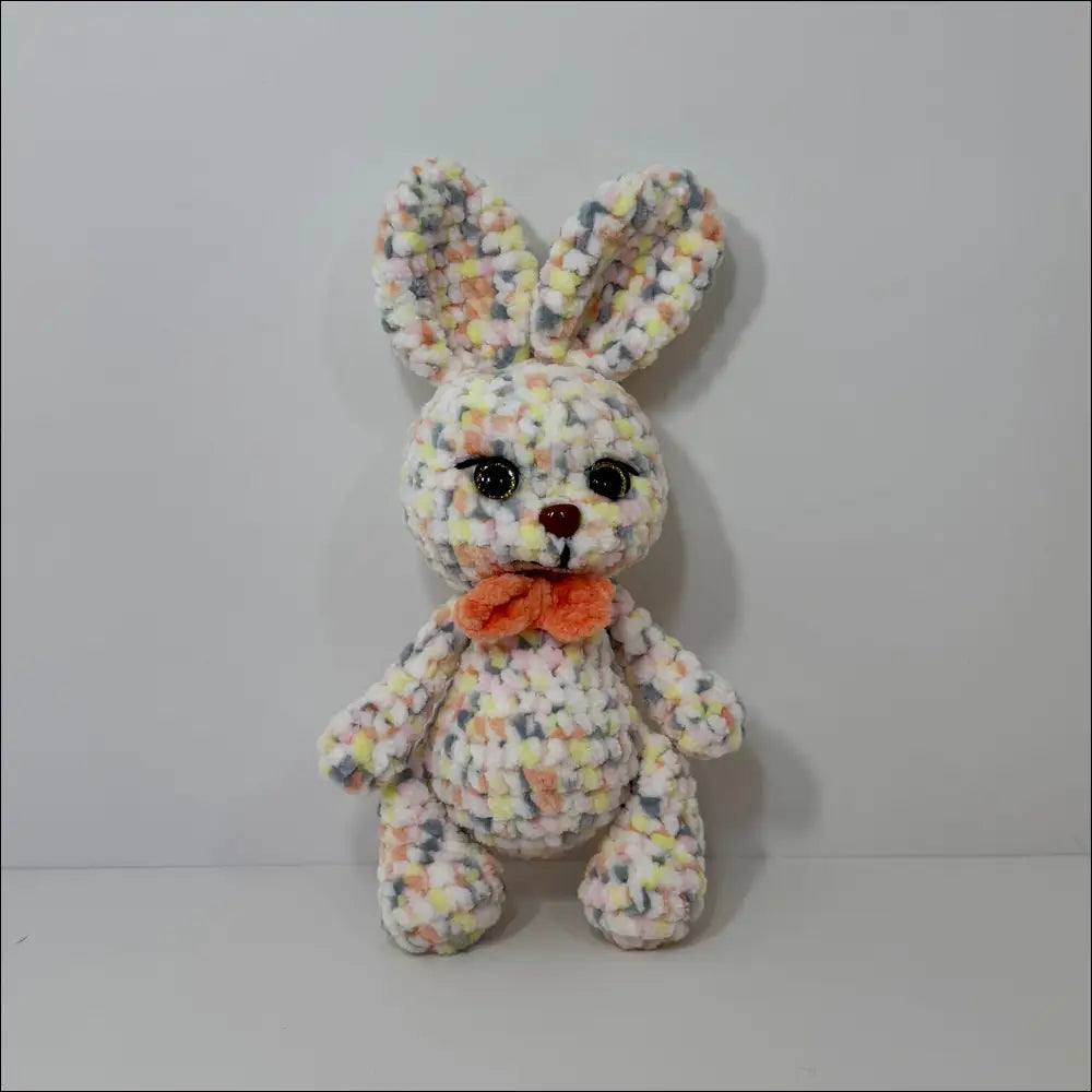 Speckled bunny plush
