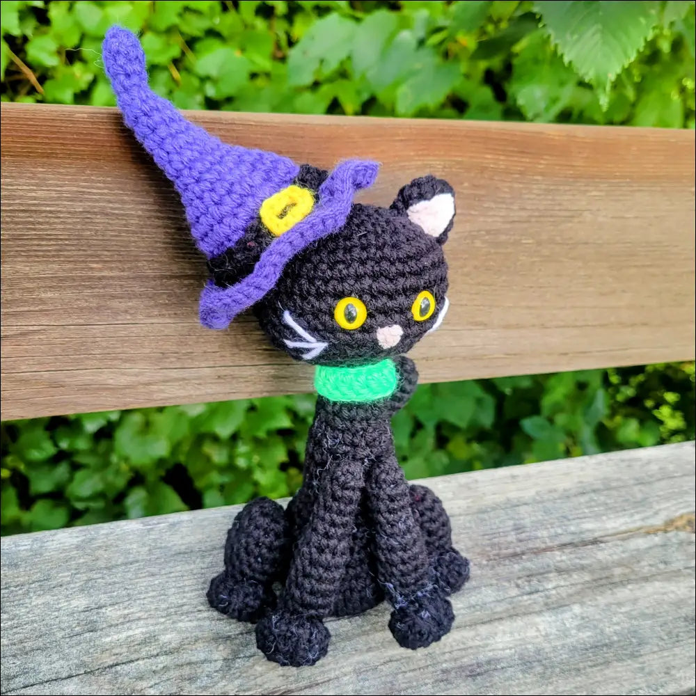 Witchy cat plush