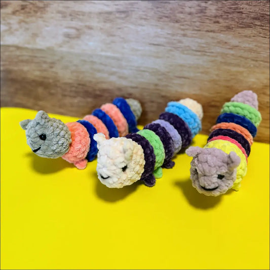 Bendy caterpillar plush