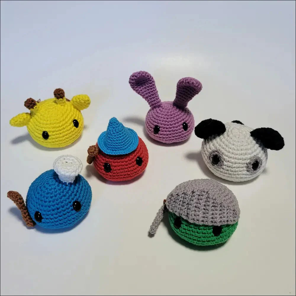 Colorful blobimals plush toys featuring a Bunny, Panda, and Giraffe for fun playtime