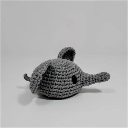 Crochet toy with a cute whale tail perfect forBlobimals fun with Bunny, Panda, or Giraffe