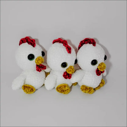 Chickens - plush chickens chickens plush two little loops