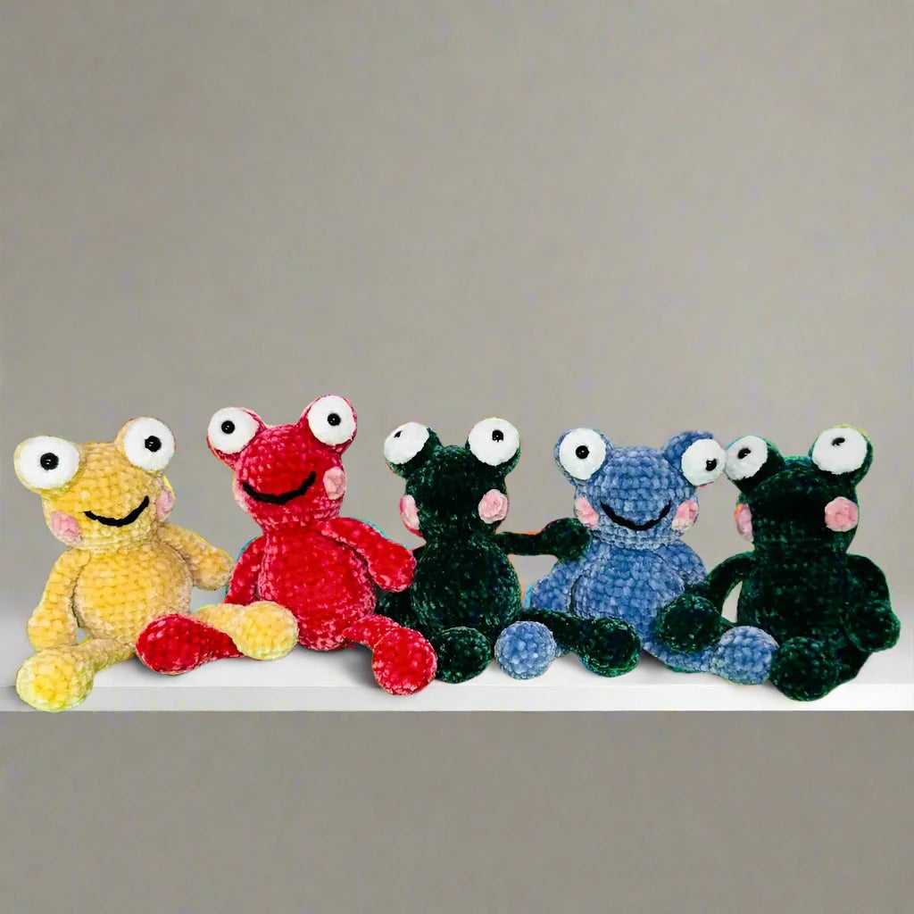 Frog plush reptiles/amphibians