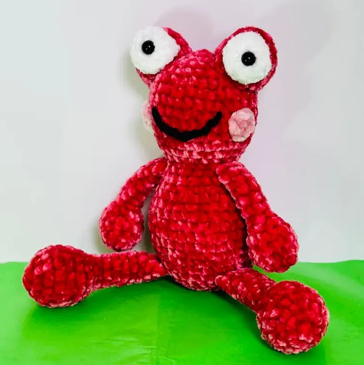 Frog plush reptiles/amphibians