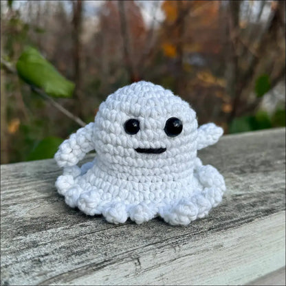 Glow in the dark ghost plush