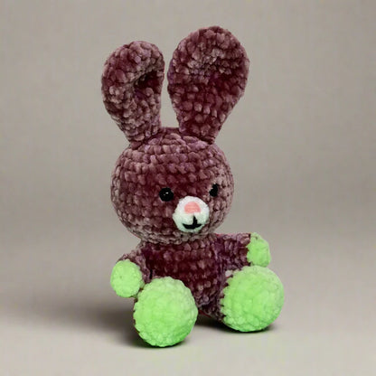 Grape bunny plush