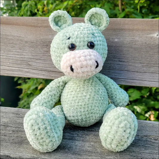 Green hippo - plush green hippo green hippo green hippo