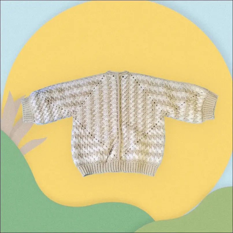Hexagon cardigan - two little loops baby & toddler