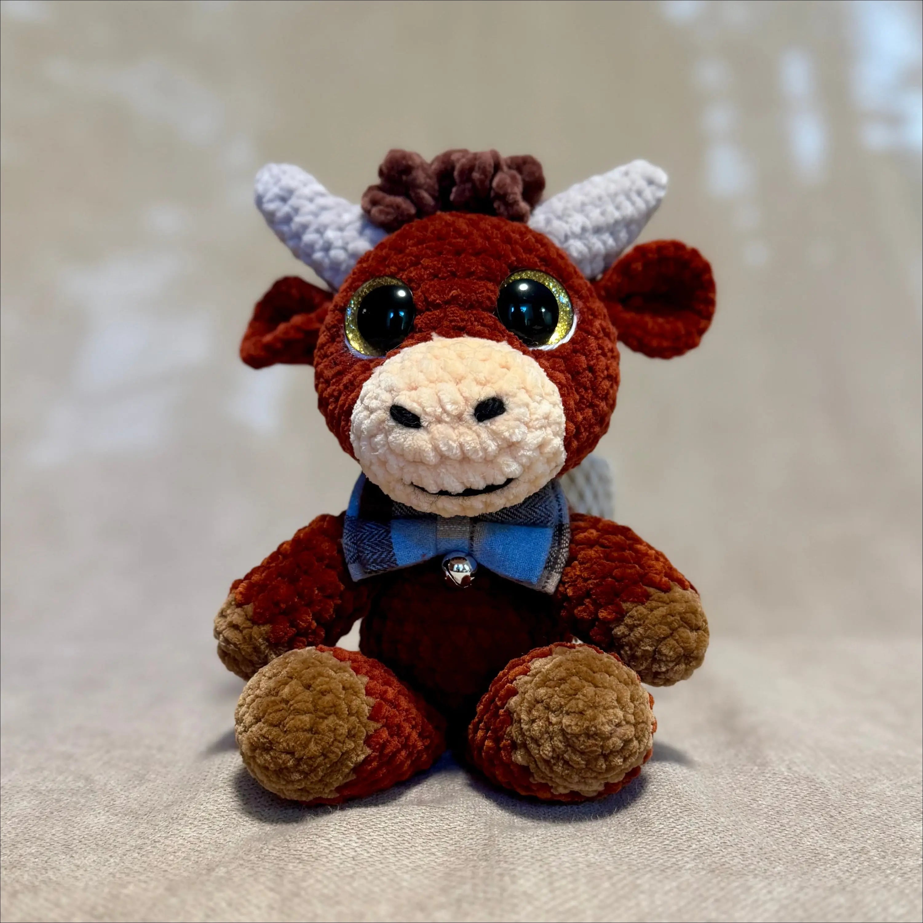 Highland cow plush farm animals