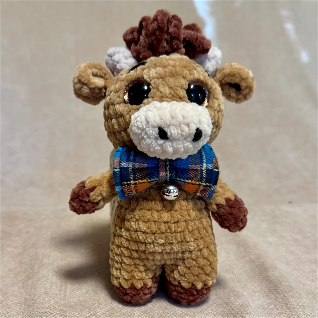 Highland cow plush farm animals