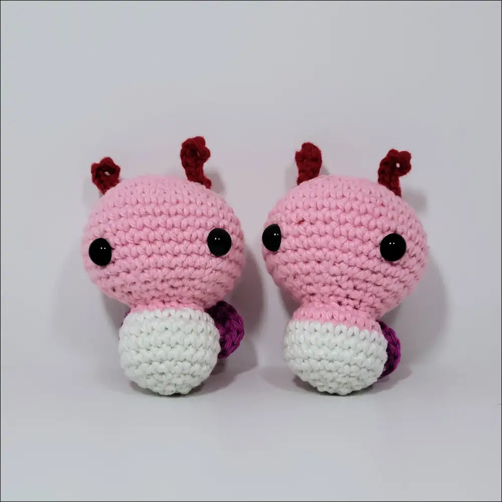 Lightning bugs - plush lightning bugs blue/pink sprinkle