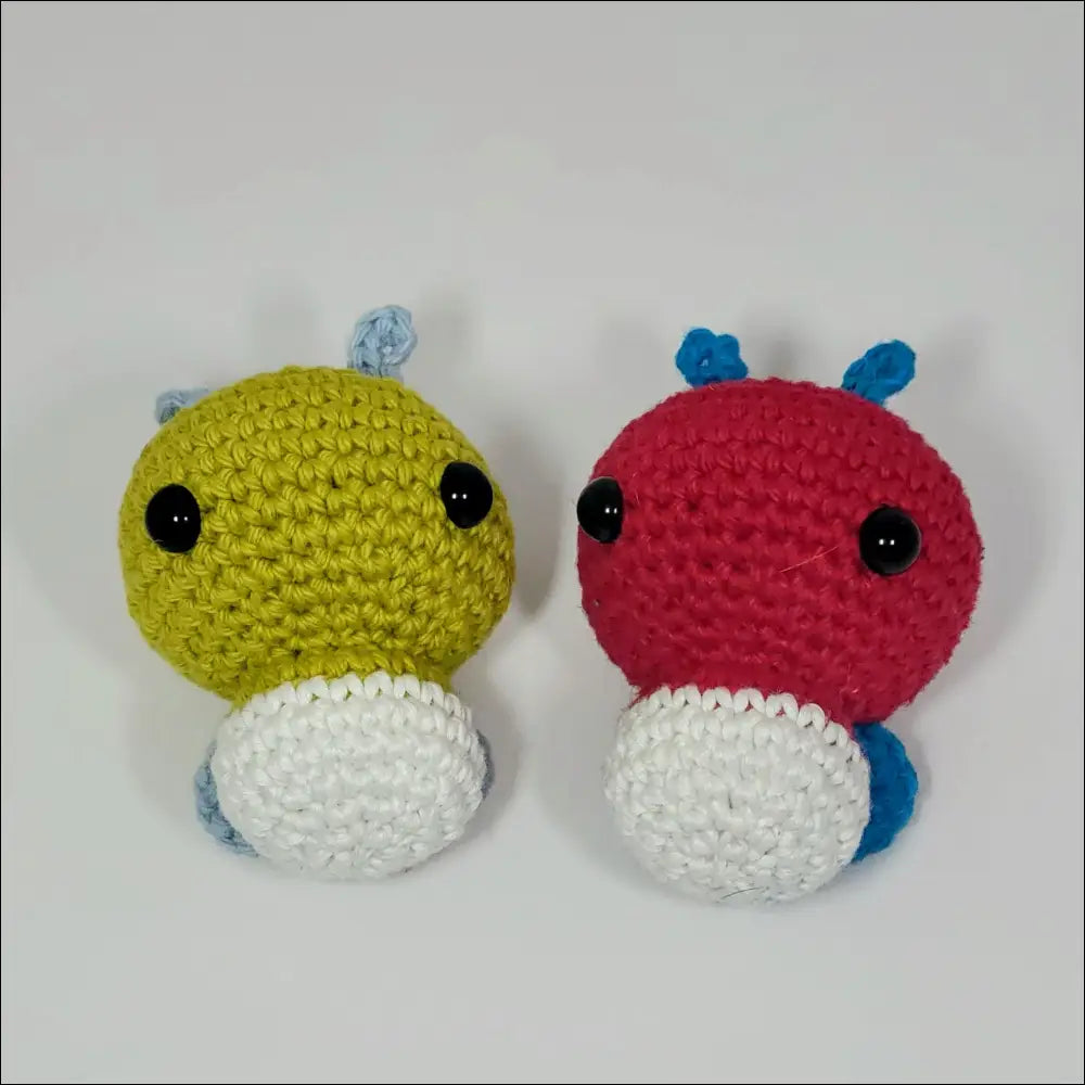 Lightning bugs - plush lightning bugs blue/pink sprinkle