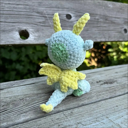 Lime dragon plush