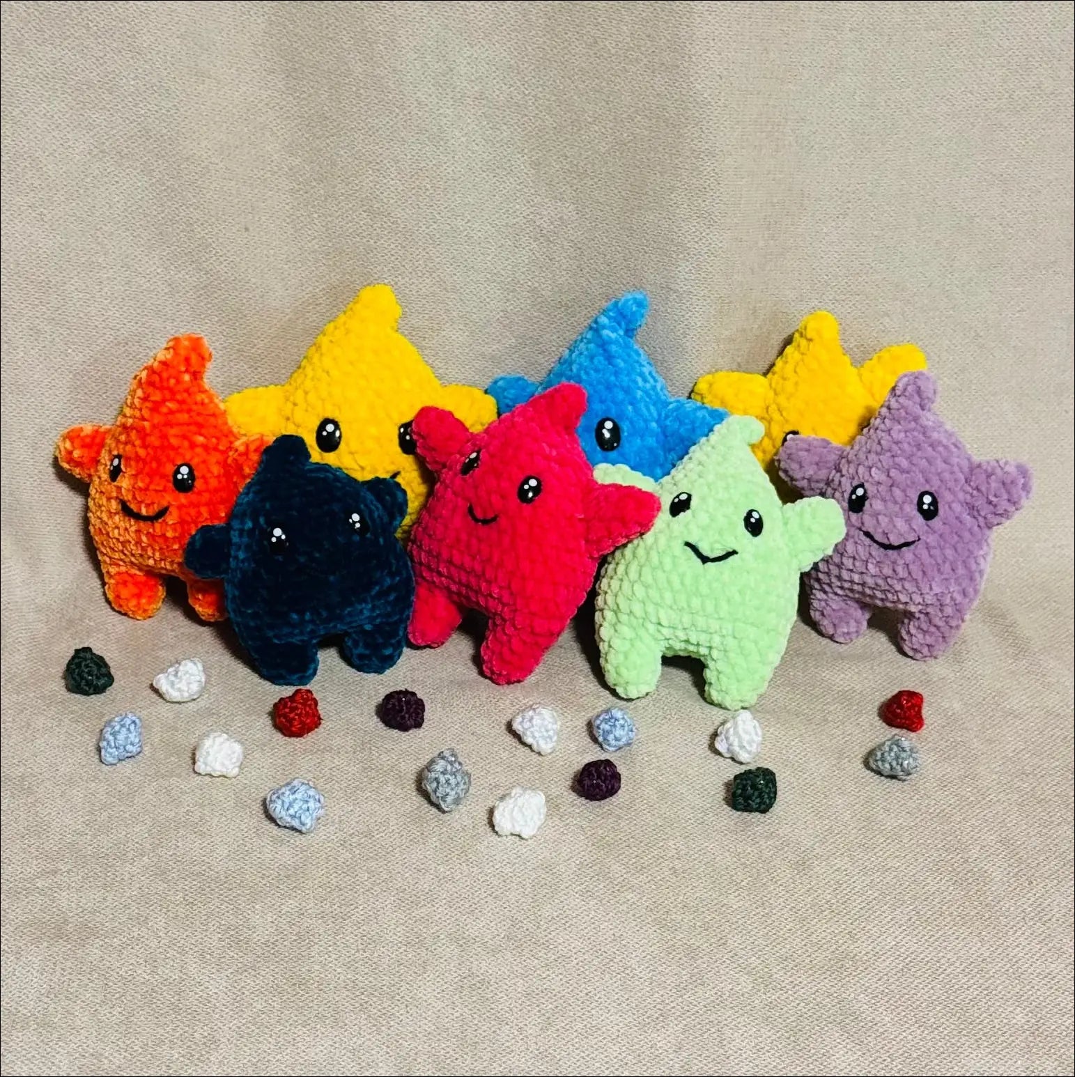 Luma plush characters