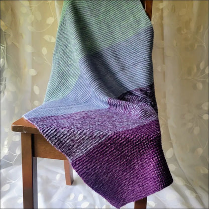 Luxe gradient baby blanket - two little