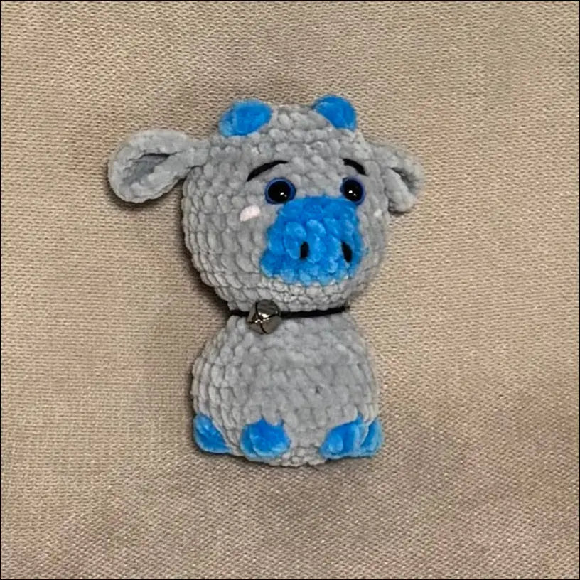 Mini cow plushie farm animals