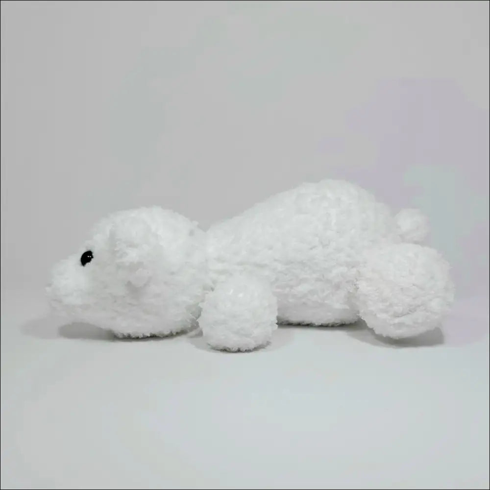 Polar bear - plush two little loops toys
