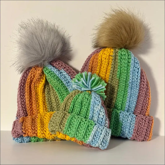 Pom hat - nb-3 mo - hat pom hat