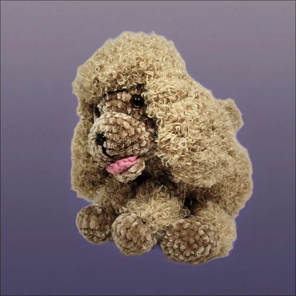 Poodle plush - two little loops toys