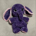 Purple elephant safari animals