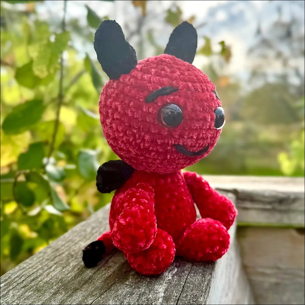 Red devil plush seasonal