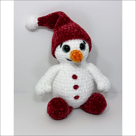 Santa snowman - plush santa snowman