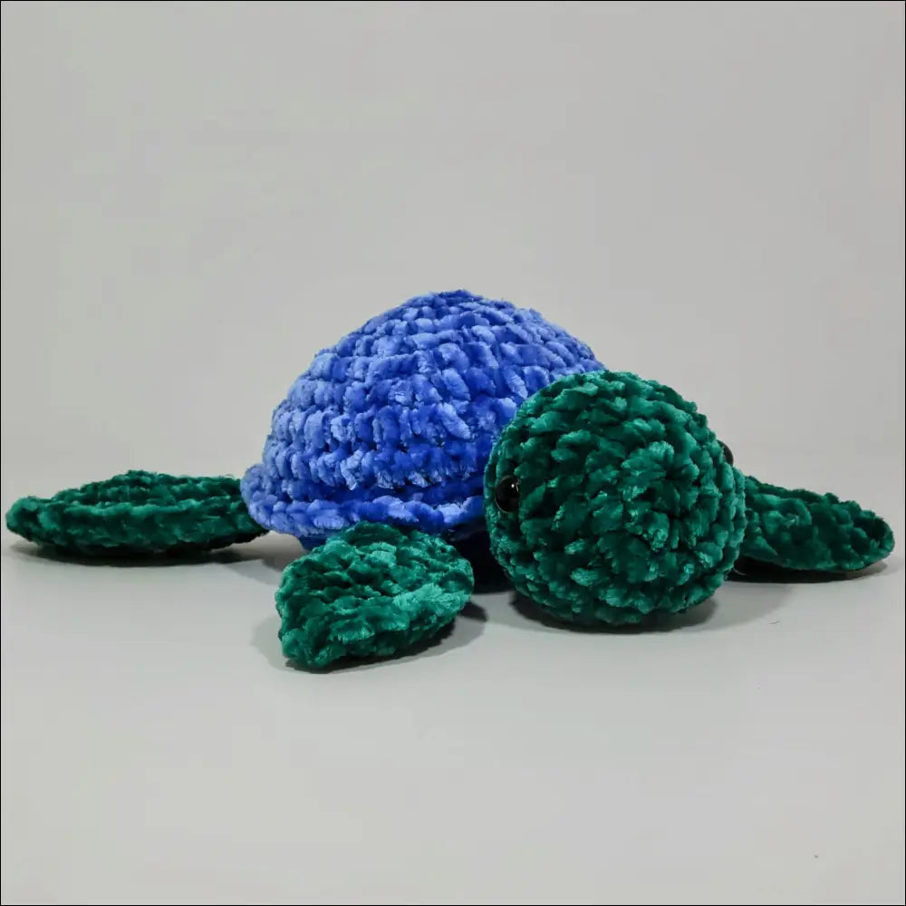 Sea turtle plushy - plush sea turtle plushy blue red purple