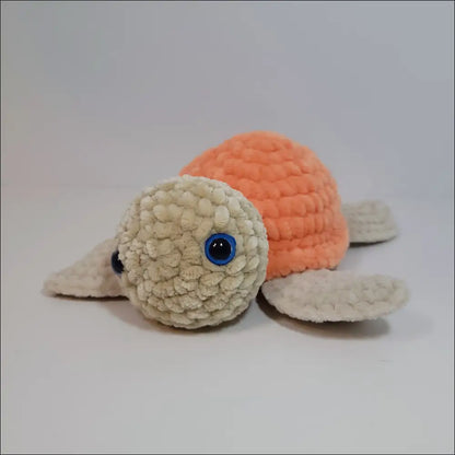 Sea turtle plushy - orange - plush sea turtle plushy blue