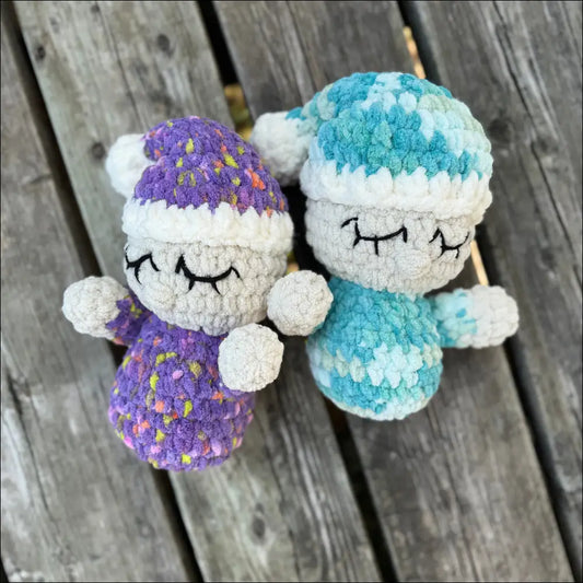 Sleeping baby plush