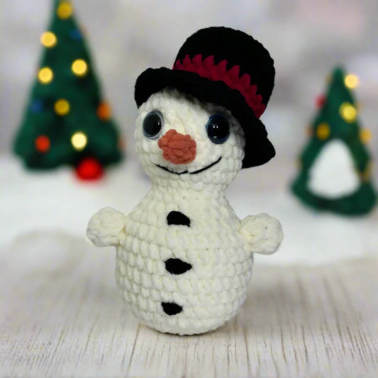 Sparkle snowman plush