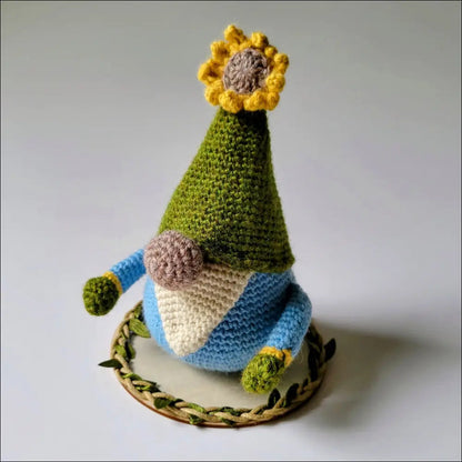 Sunflower gnome - plush two little loops toys