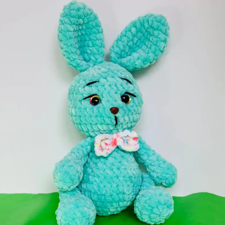 Teal bunny forest animals