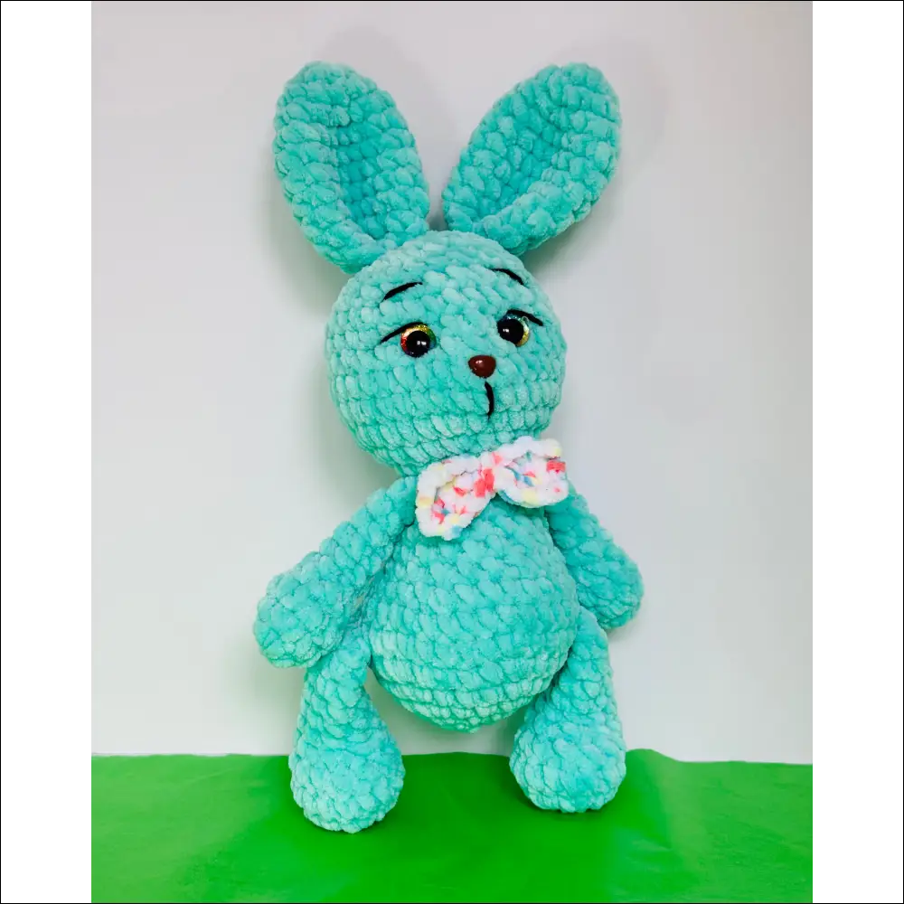 Teal bunny forest animals