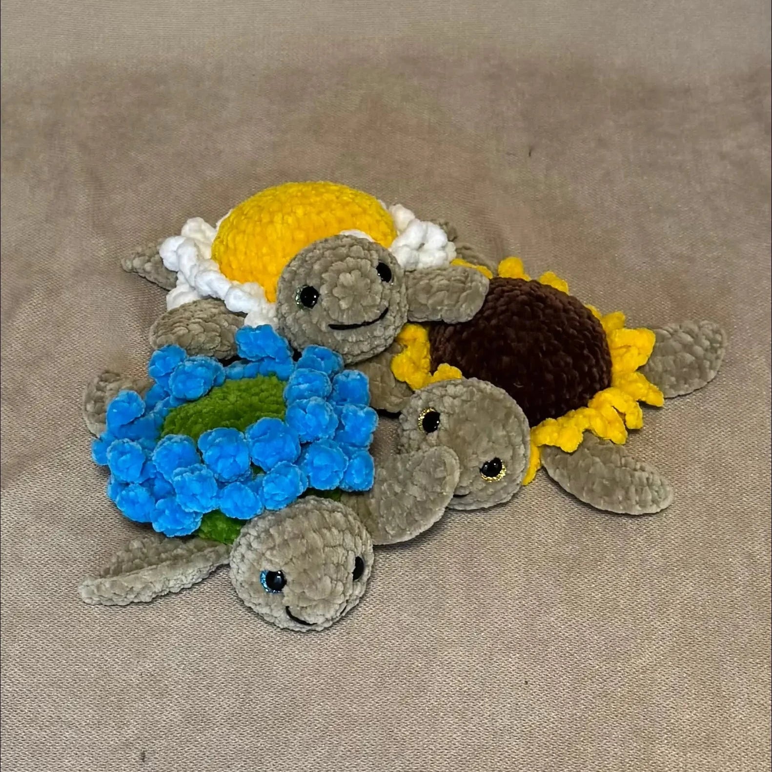 Turtle plushy water animals