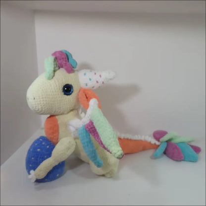 Adorable Winged Dragon Plush perfect for magical adventures and imaginative play fun